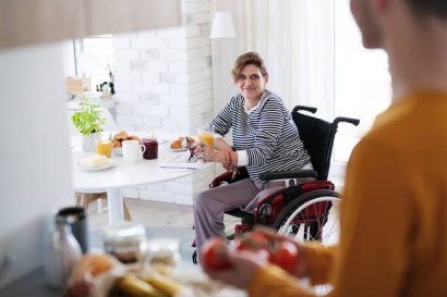 Assistance with daily living activities
